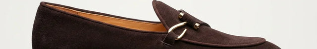 Mocassin daim homme luxe à boucle élégant - Vue 3 - Mocassin
