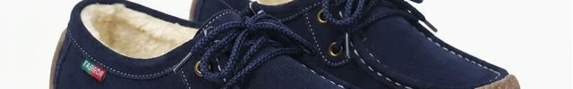 Mocassin daim lacets femme confort hiver - Vue 2 - Mocassin