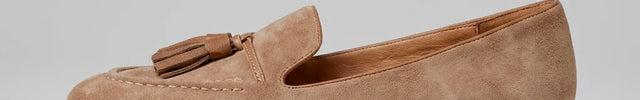 Mocassin daim véritable femme à glands style rétro - Vue 2 - Mocassin