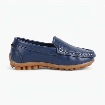 Mocassin enfant cuir souple à enfiler élégant - Vue 3 - Mocassin