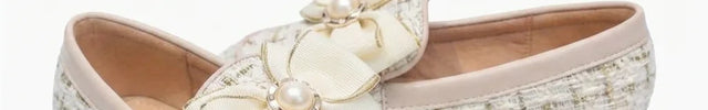 Mocassin enfant satin élégant avec nœud - Vue 3 - Mocassin