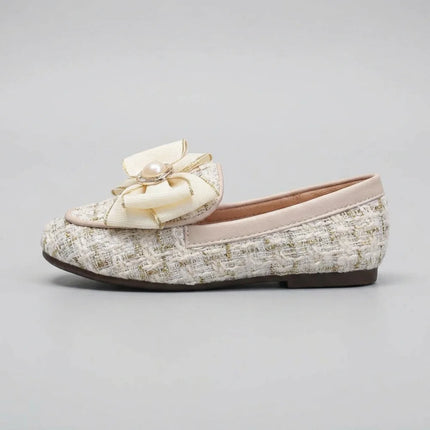 Mocassin enfant satin élégant avec nœud - Vue 4 - Mocassin