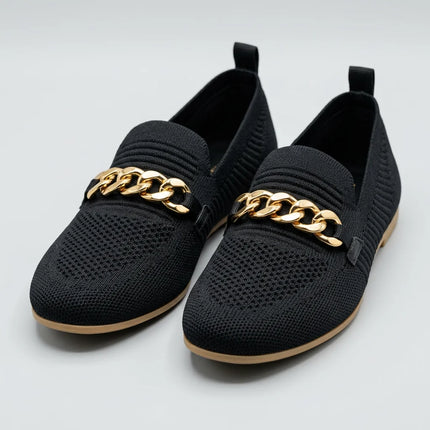 Mocassin Mary Jane souple style rock femme - Vue 3 - Mocassin