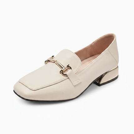 Mocassin mary jane vernis à talon carré femme - Vue 1 - Mocassin
