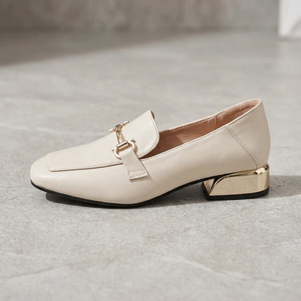 Mocassin mary jane vernis à talon carré femme - Vue 2 - Mocassin