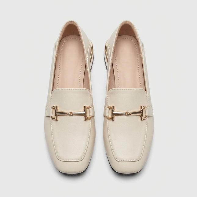 Mocassin mary jane vernis à talon carré femme - Vue 3 - Mocassin