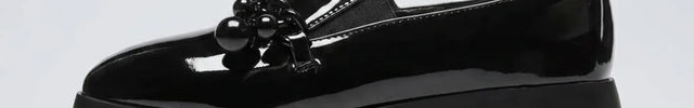 Mocassin plateforme cuir femme chaîne métallique - Vue 2 - Mocassin