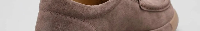 Mocassin plateforme cuir fendu aspect daim femme - Vue 4 - Mocassin