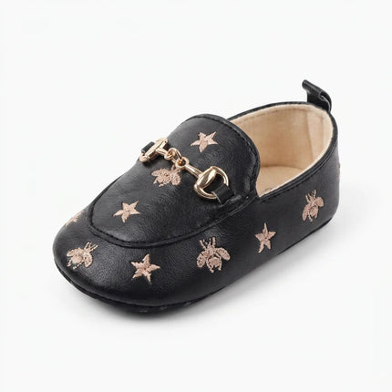Mocassin souple bébé motif étoile antidérapant - Vue 1 - Mocassin