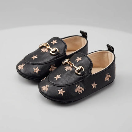 Mocassin souple bébé motif étoile antidérapant - Vue 2 - Mocassin