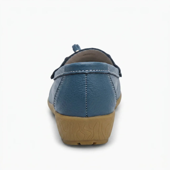 Mocassin style bateau femme élégant à glands - Vue 4 - Mocassin