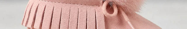 Mocassin suédine bébé fille hiver - Vue 2 - Mocassin