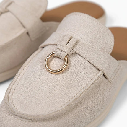 Mocassin velours à glands femme élégant - Vue 4 - Mocassin